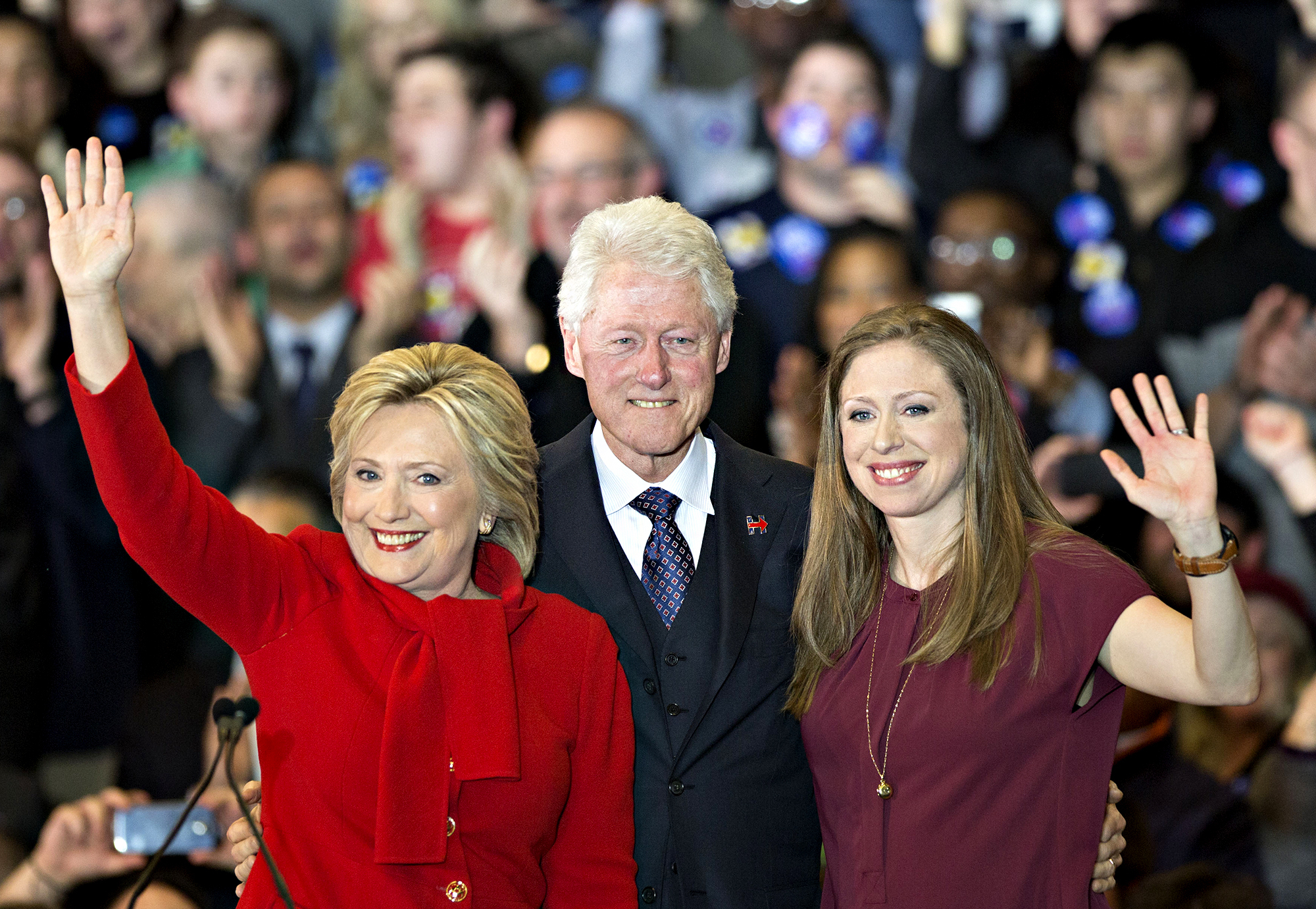 Hillary Clinton Bill Clinton Chelsea Clinton