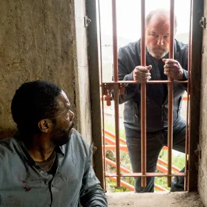 Colman Domingo as Victor Strand and Ruben Blades as Daniel Salazar
