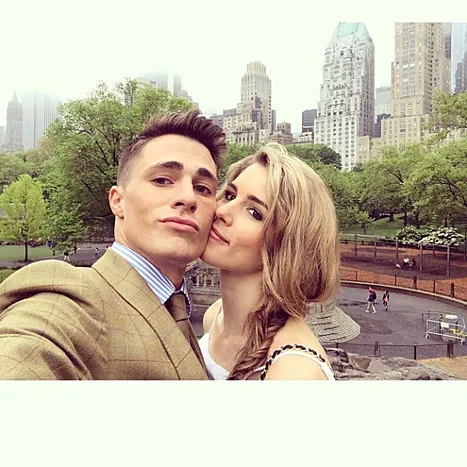 Colton Haynes and Emily Bett