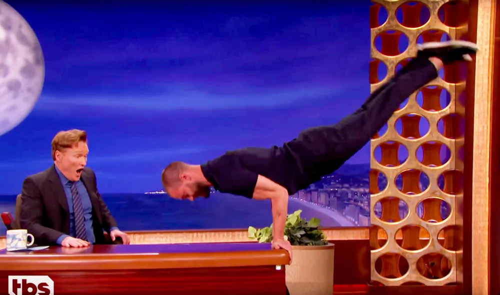 Conan O&rsquo;Brien and Jamie Dornan