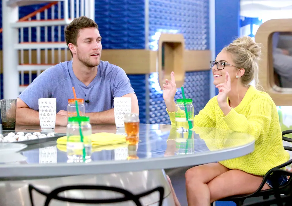 Corey Brooks and Nicole Franzel on Big Brother.