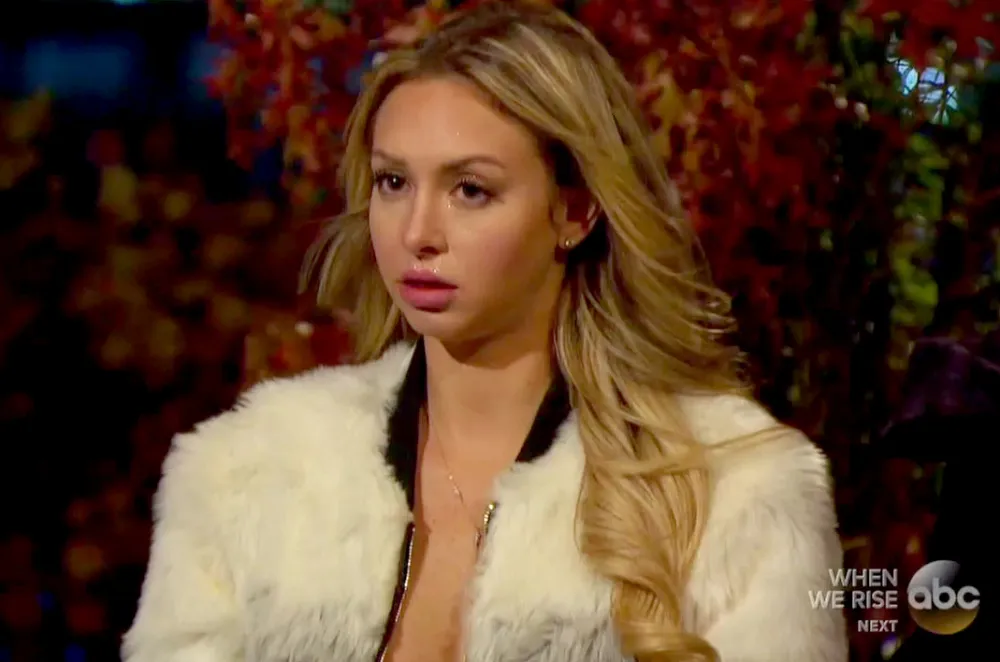 Corinne on The Bachelor