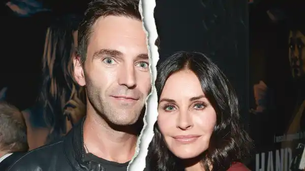 Johnny McDaid and Courteney Cox