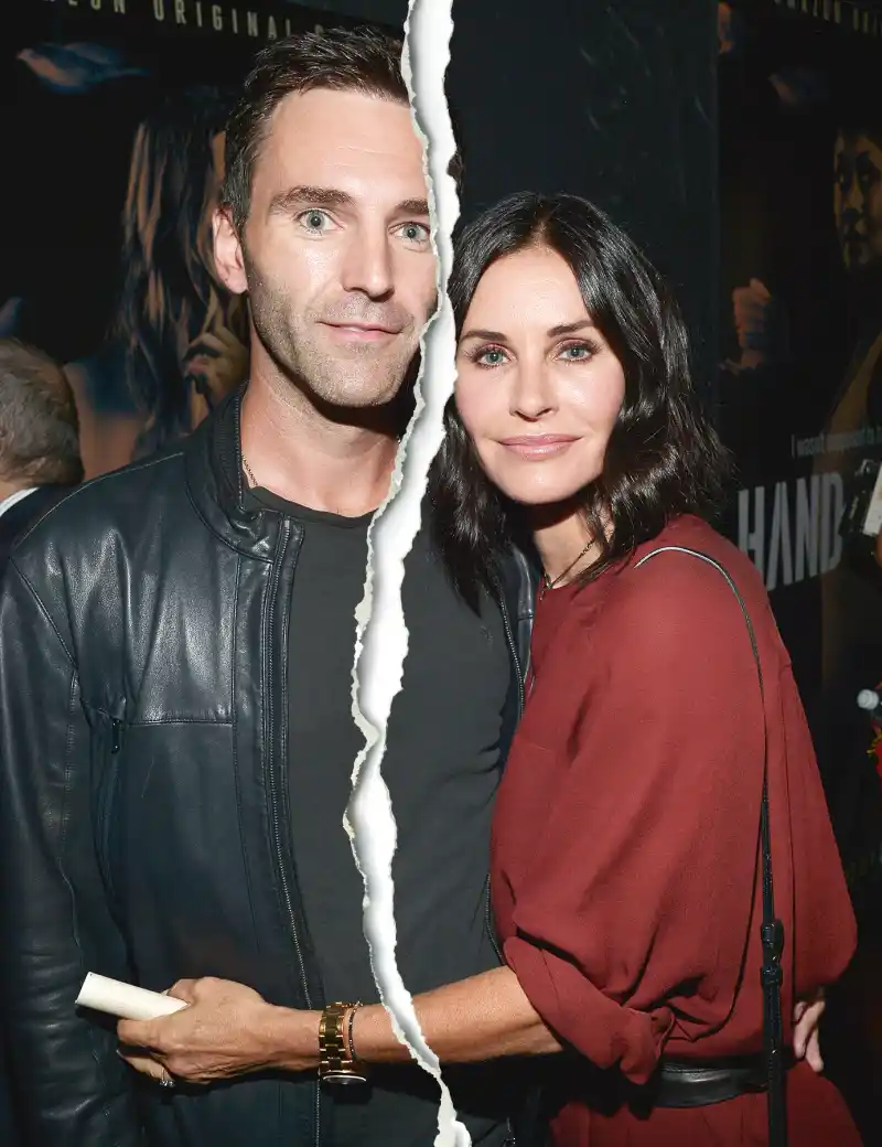 Johnny McDaid and Courteney Cox