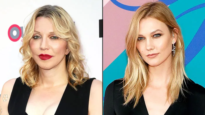 Courtney Love and Karlie Kloss 