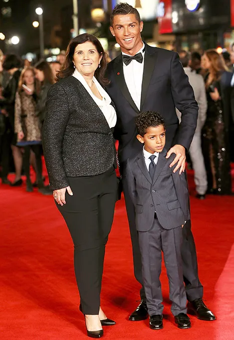 Cristiano Ronaldo and Cristiano Ronaldo Jr grandmother