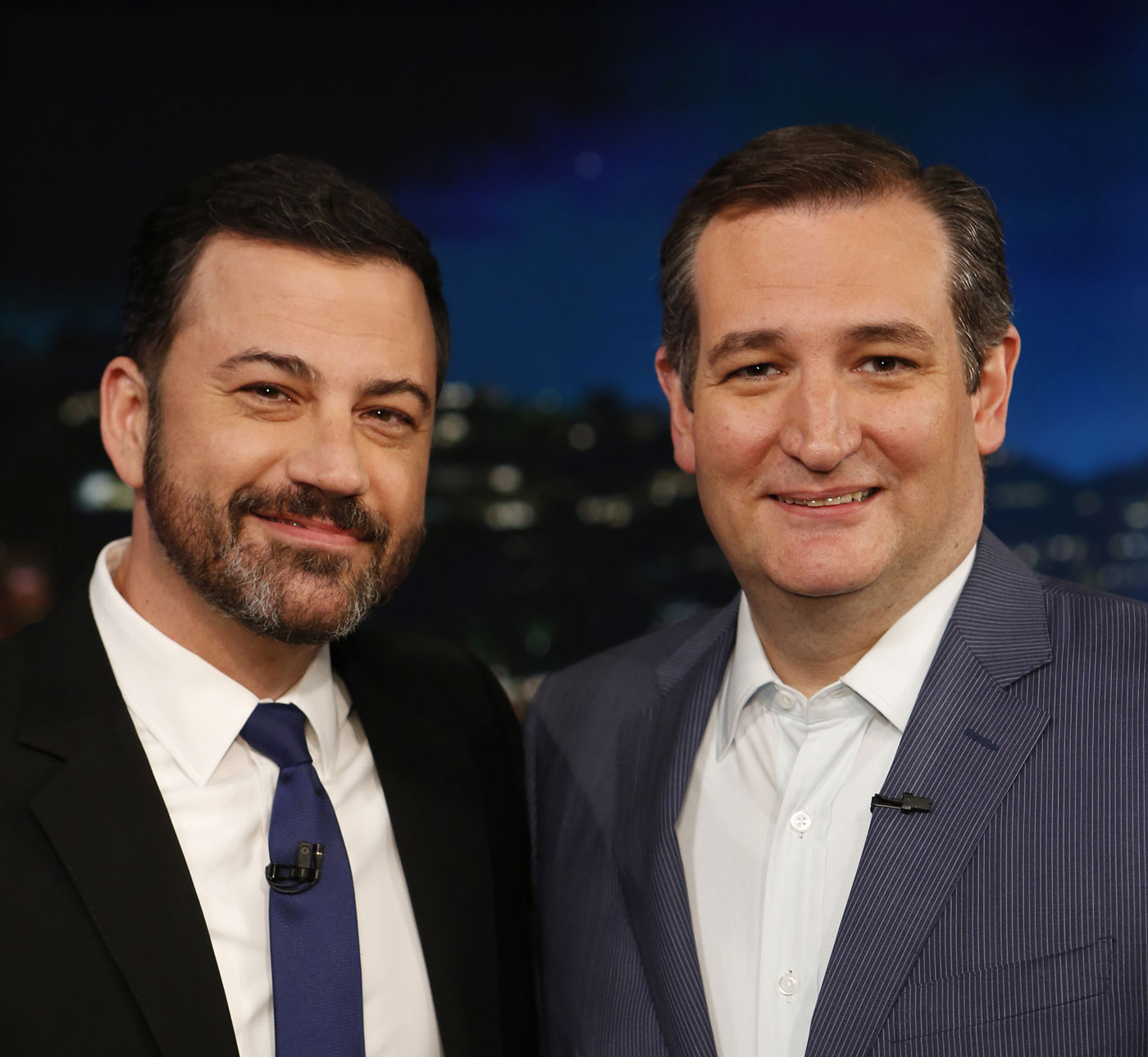 Ted Cruz admitted he'd like to run Donald Trump over during a chat with Kimmel