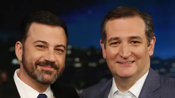 Ted Cruz admitted he'd like to run Donald Trump over during a chat with Kimmel