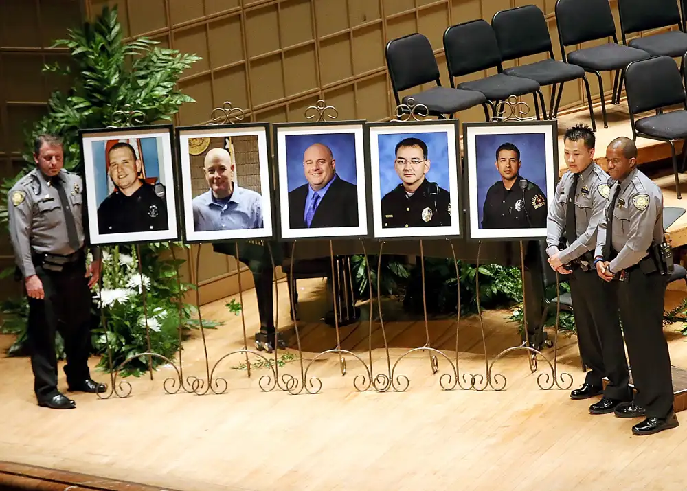 Dallas shooting memorial