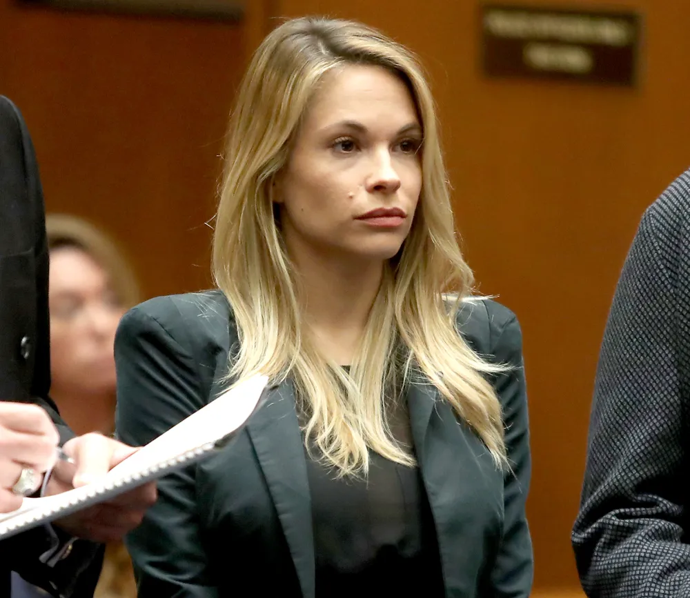 Dani Mathers attends a hearing at Clara Shortridge Foltz Criminal Justice Center on May 24, 2017 in Los Angeles, California.