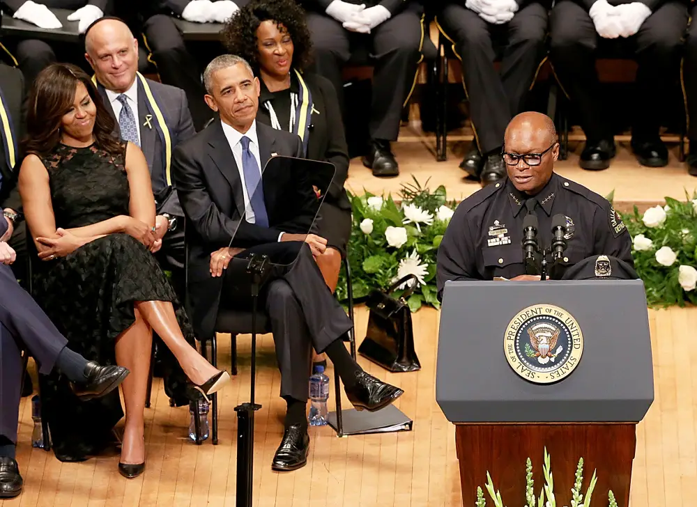 David Brown Dallas shooting memorial