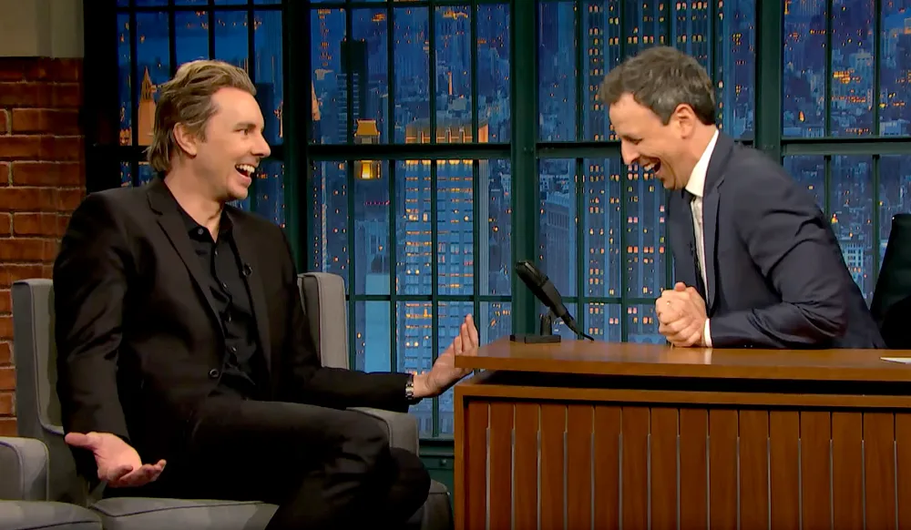 Dax Shepard and Seth Meyers