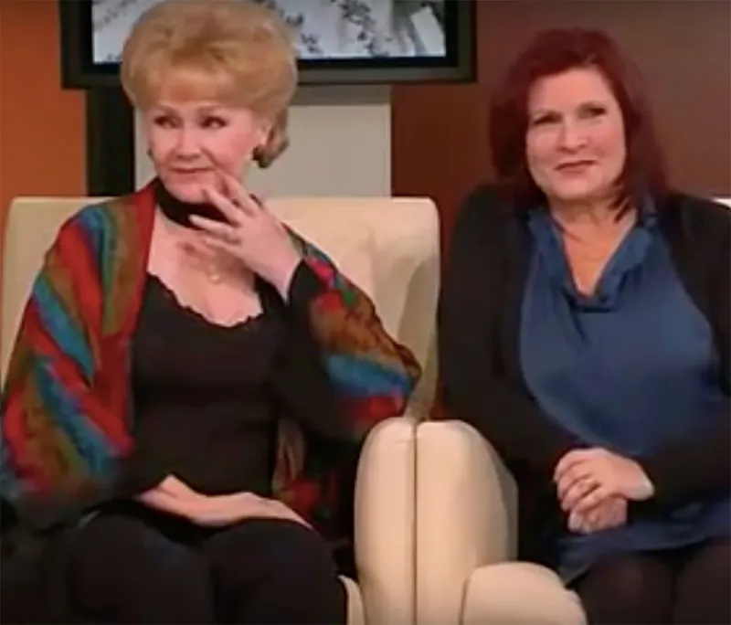 Carrie Fisher, Debbie Reynolds on 'The Oprah Winfrey Show.'