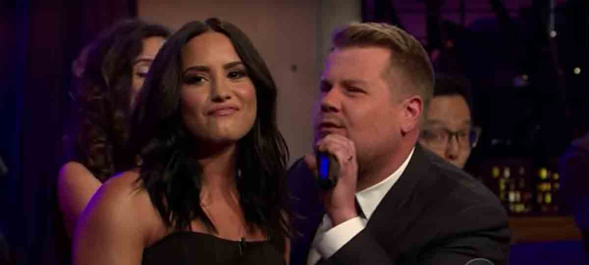 Demi Lovato, James Corden