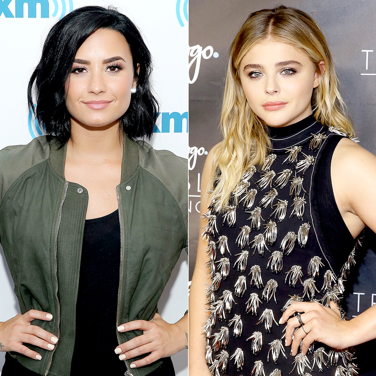 Demi Lovato and Chloe Grace Moretz