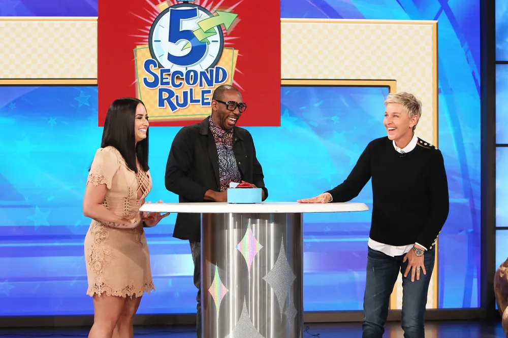 Demi Lovato Ellen DeGeneres 5-Second Rule Game