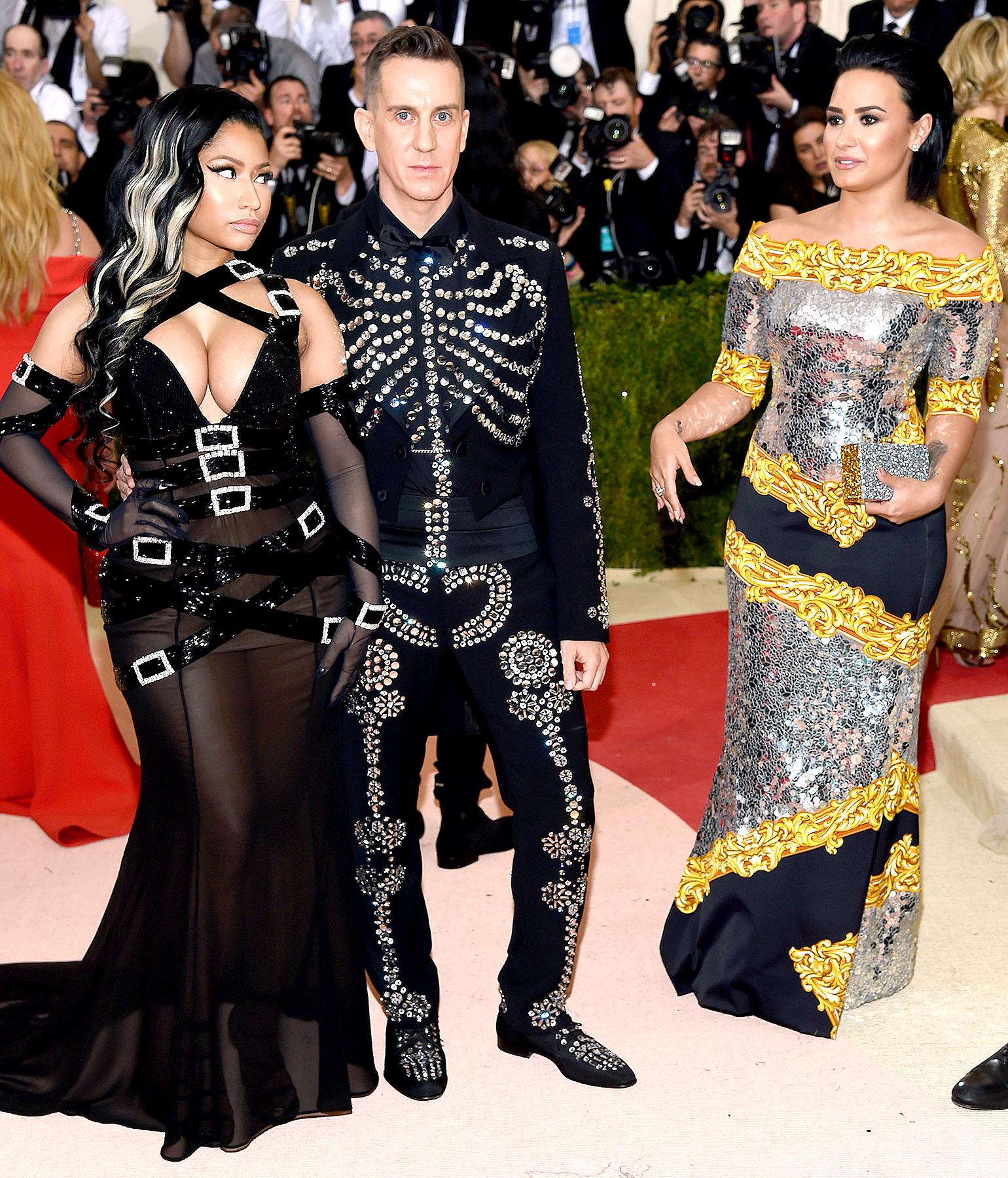 Nicki Minaj, Jeremy Scott, and Demi Lovato
