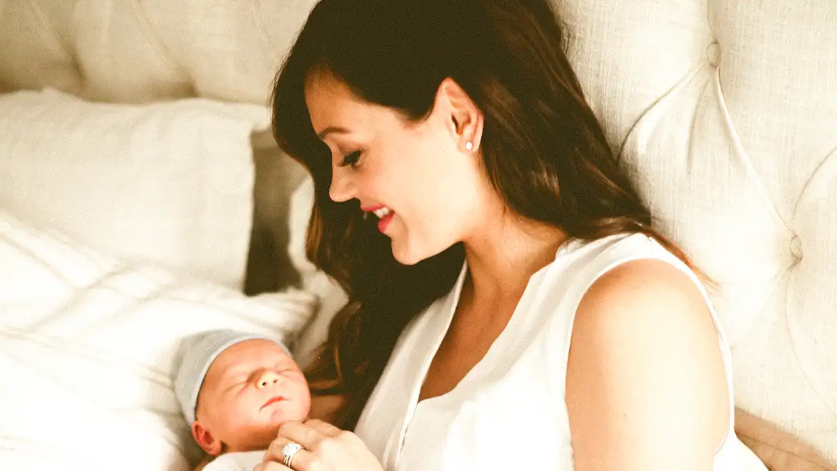 Desiree Hartsock and baby Asher