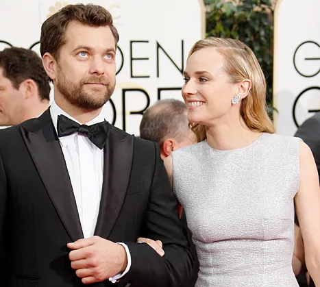 diane kruger grinning at joshua jackson