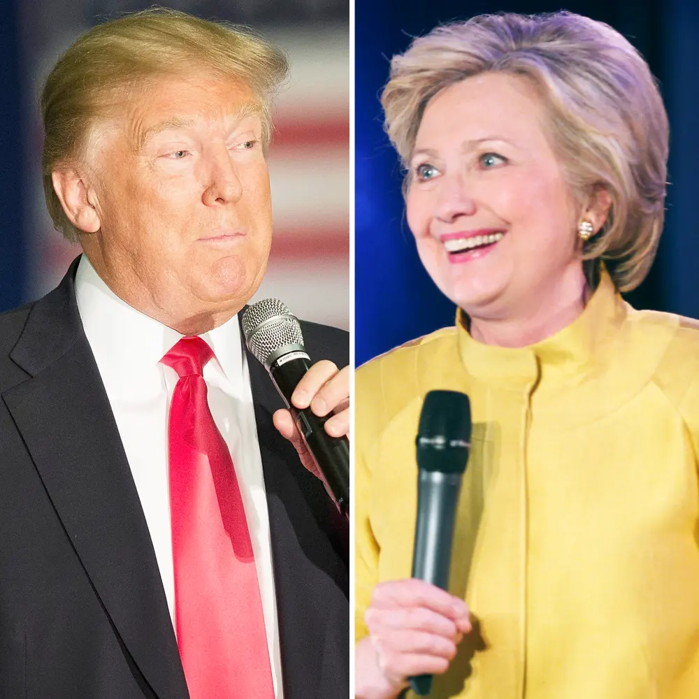 Donald Trump and Hillary Clinton