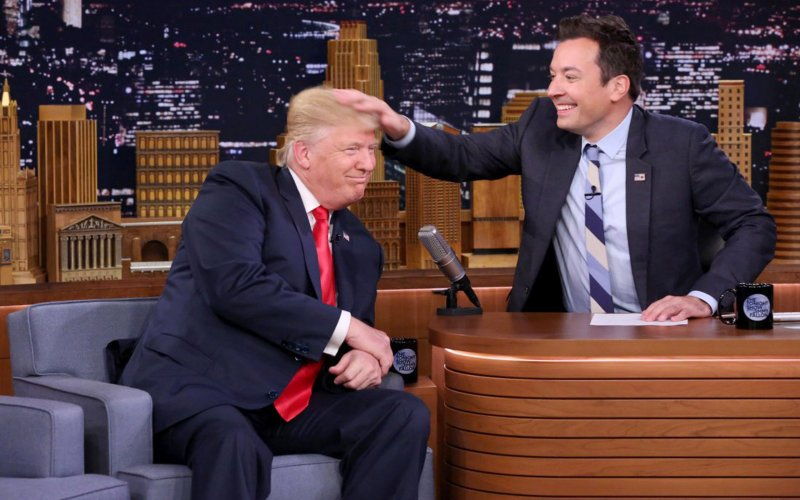 Donald Trump and Jimmy Fallon