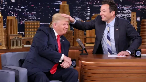 Donald Trump and Jimmy Fallon