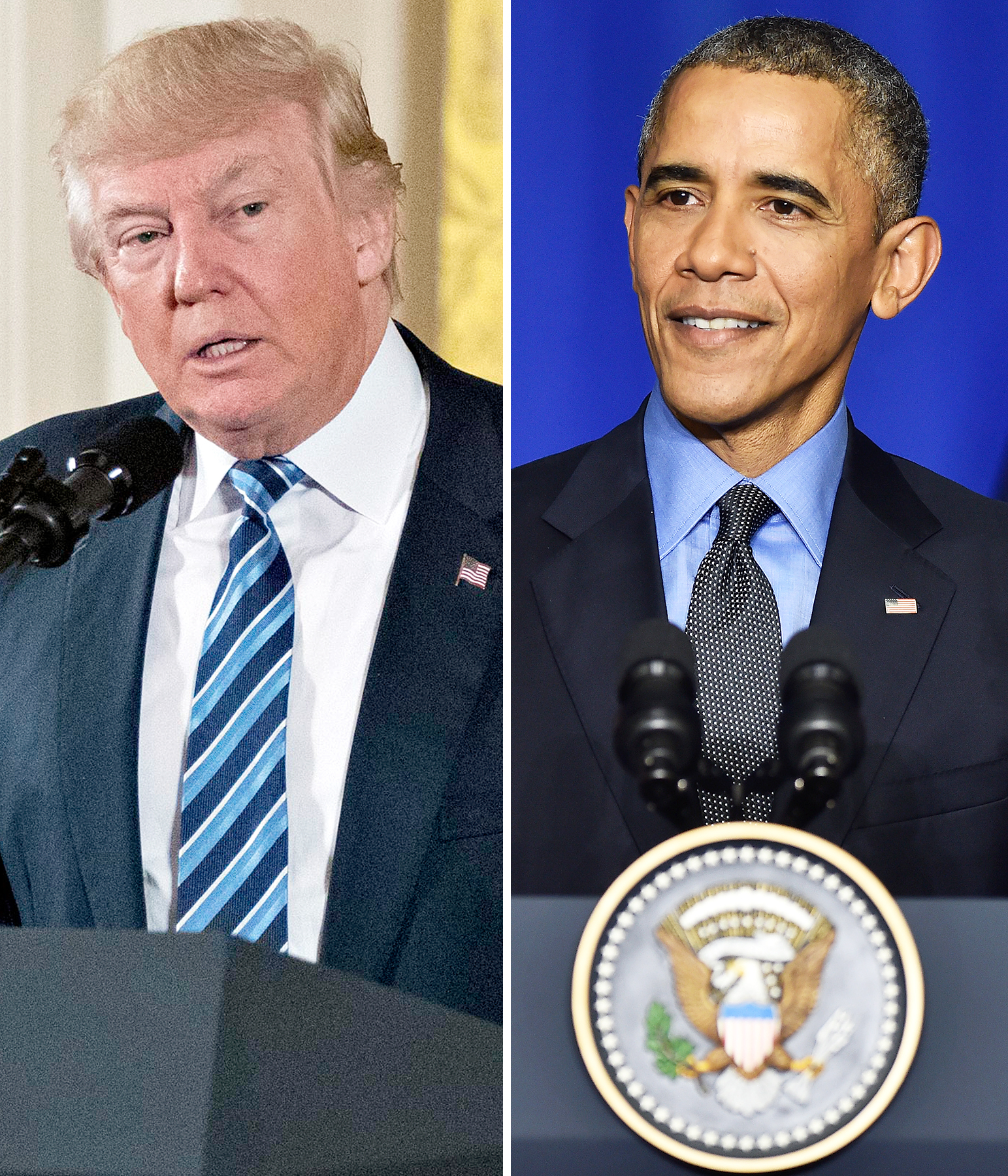 Donald Trump Barack Obama