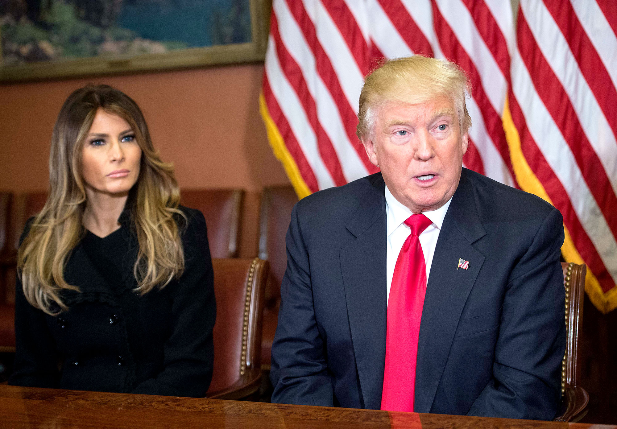 Melania and Donald Trump