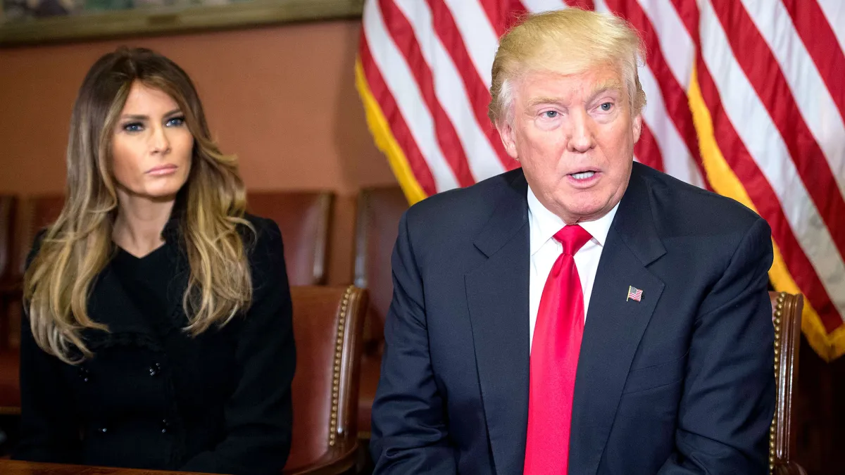 Melania and Donald Trump