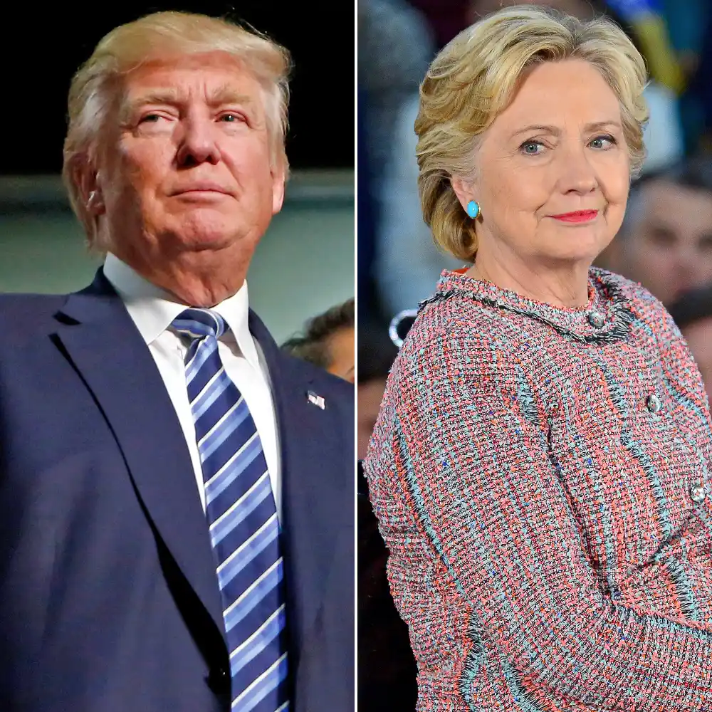 Donald Trump and Hillary Clinton