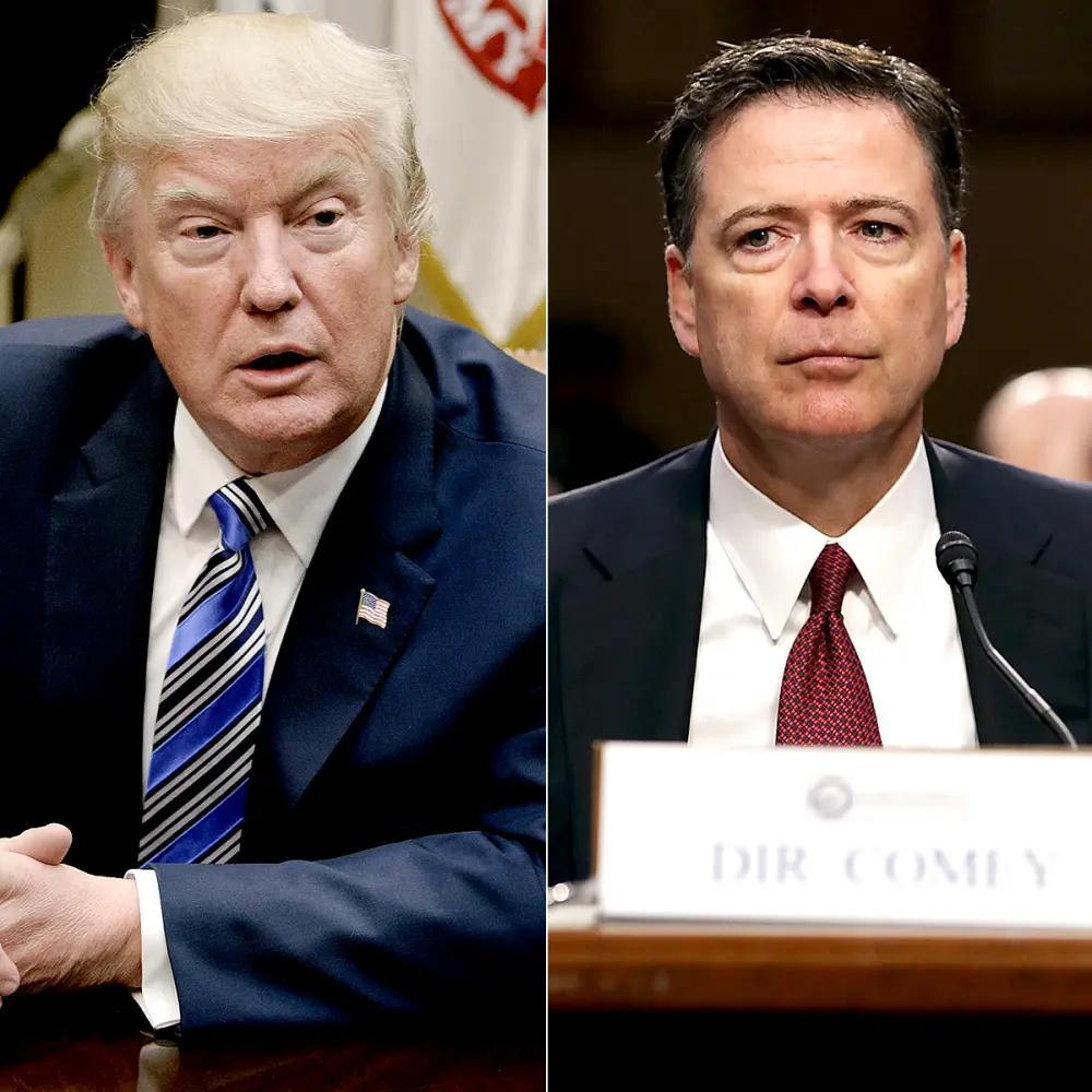 Donald Trump and James Comey
