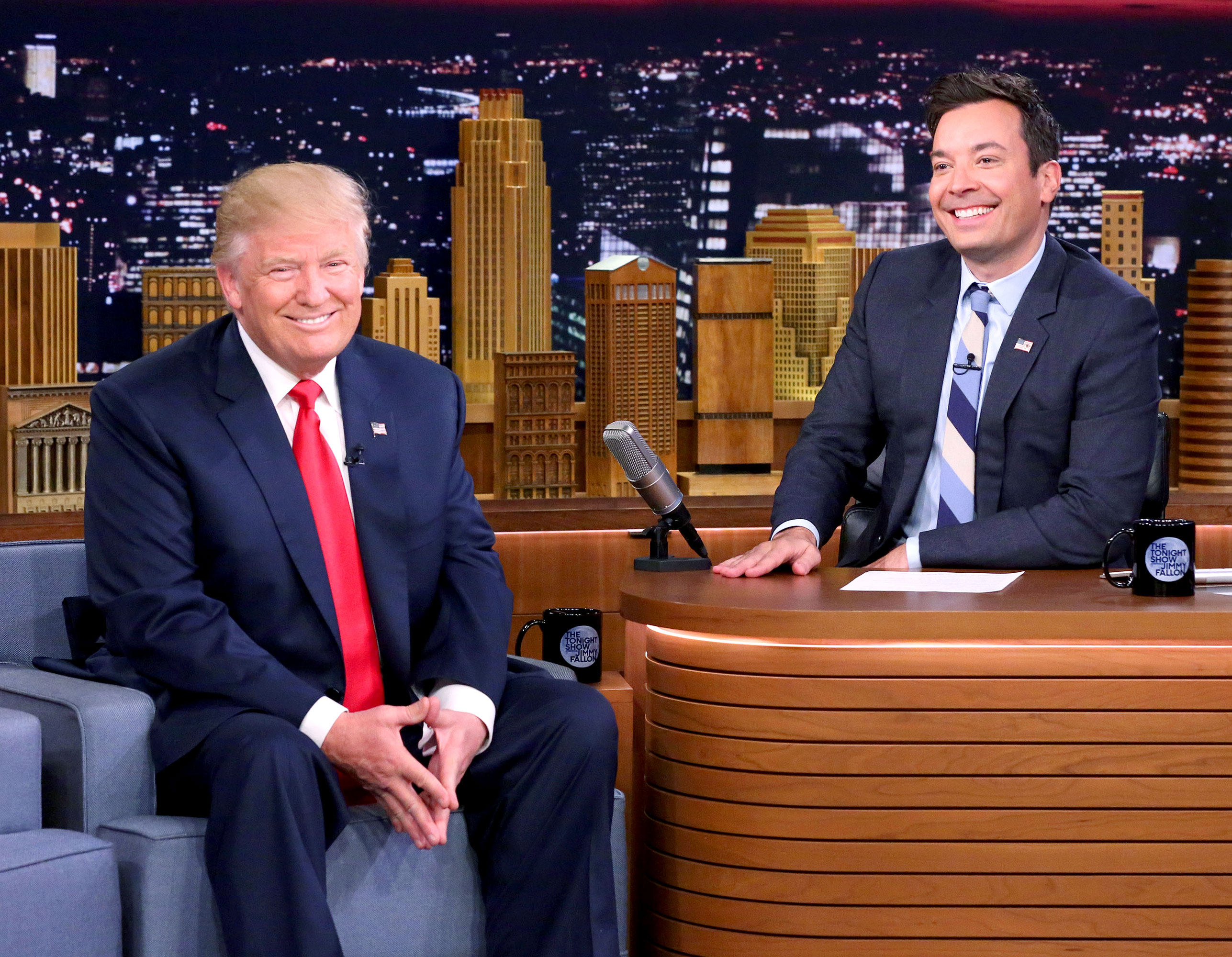 Donald Trump and Jimmy Fallon