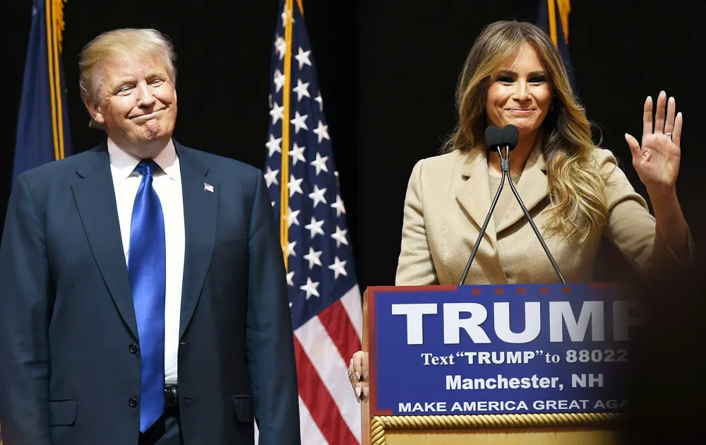 Donald Trump and Melania Trump