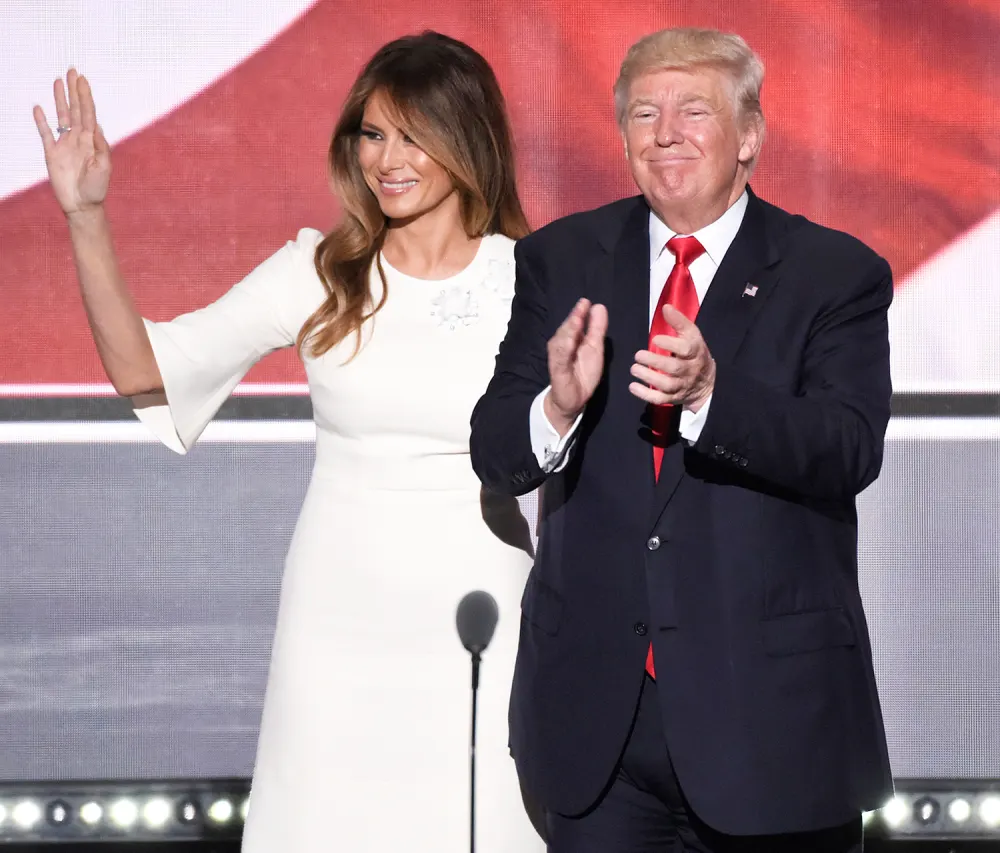 Melania Trump and Donald Trump