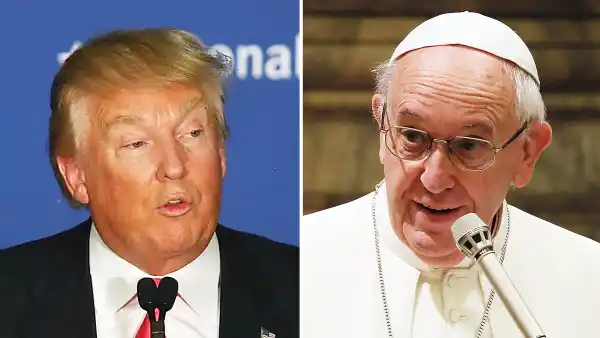 Donald Trump and Pope Francis