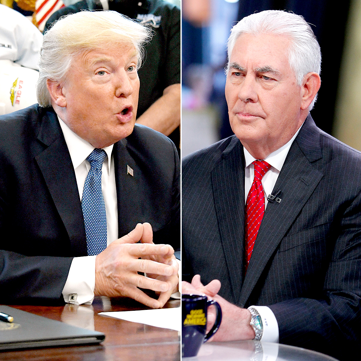 Donald Trump and Rex Tillerson