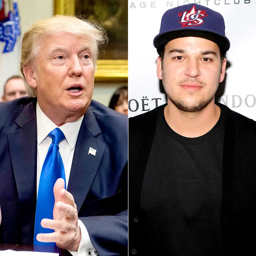 Donald Trump and Rob Kardashian