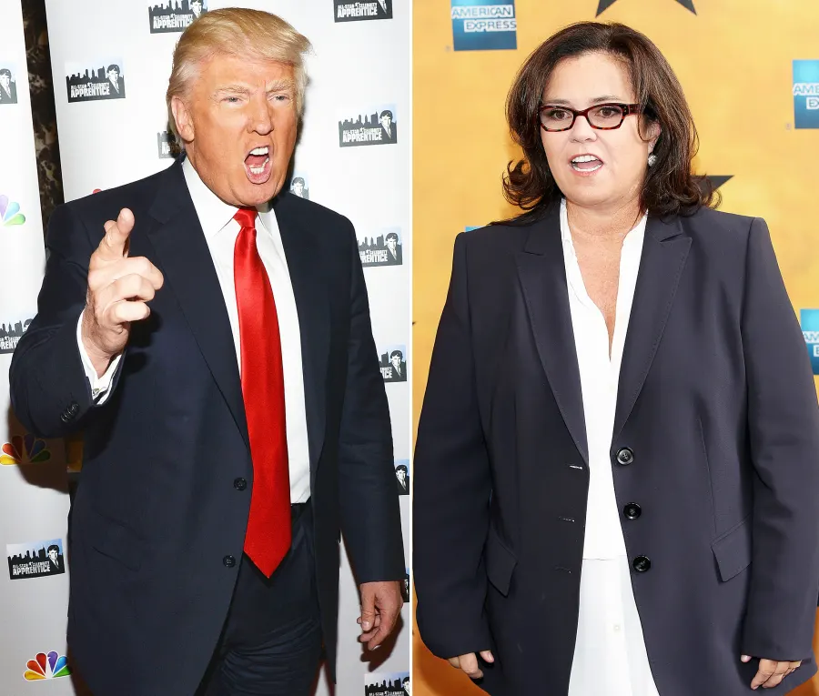 Donald Trump and Rosie O'Donnell