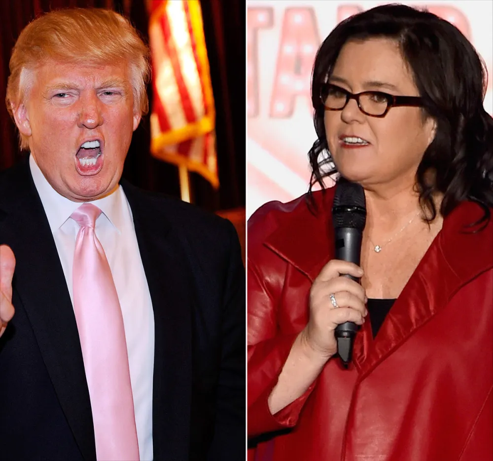 Donald Trump and Rosie O'Donnell