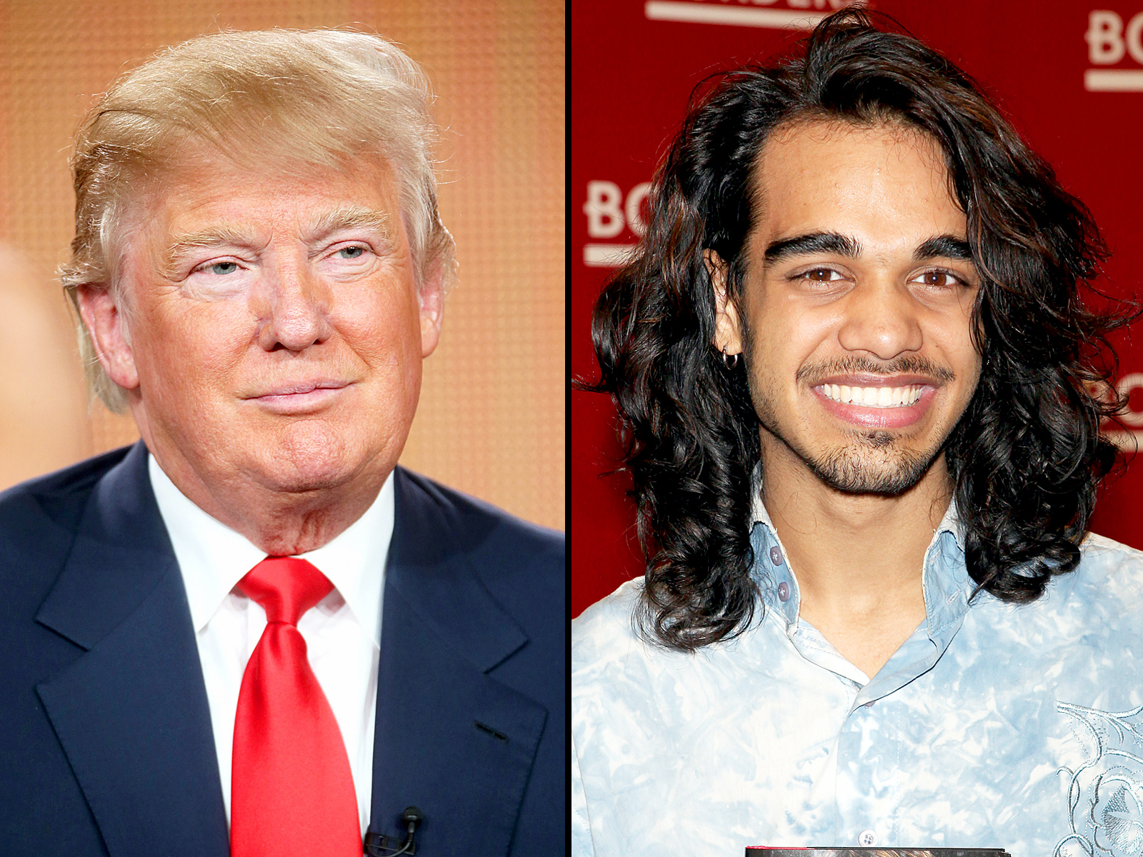 Donald Trump and Sanjaya Malakar