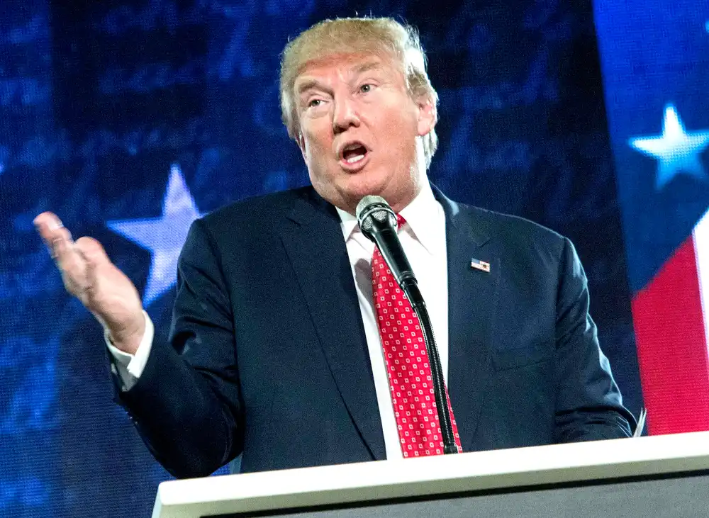 US Republican presidential candidate Donald Trump speaks at a rally at Liberty University in Lynchburg, Virginia, January 18, 2016.