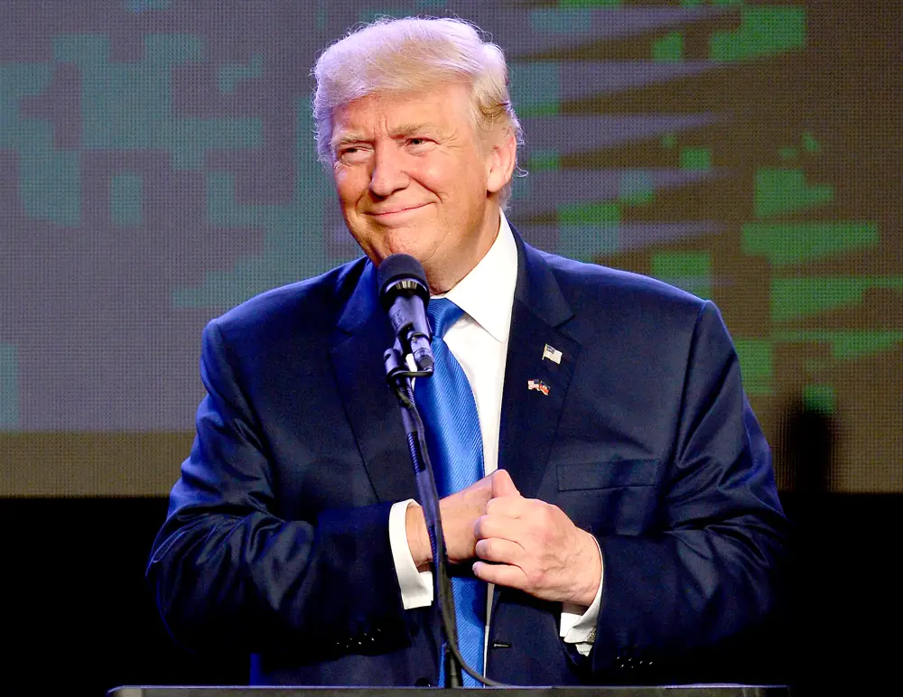 Donald Trump speaks during a campaign event at James L. Knight Center on September 16, 2016 in Miami, Florida.