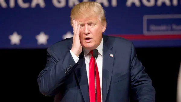 Republican presidential candidate Donald Trump