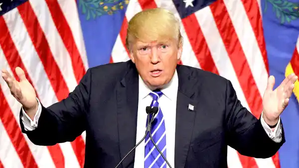 Republican presidential candidate Donald Trump speaks during a campaign rally at the Treasure Island Hotel & Casino on October 8, 2015 in Las Vegas, Nevada.