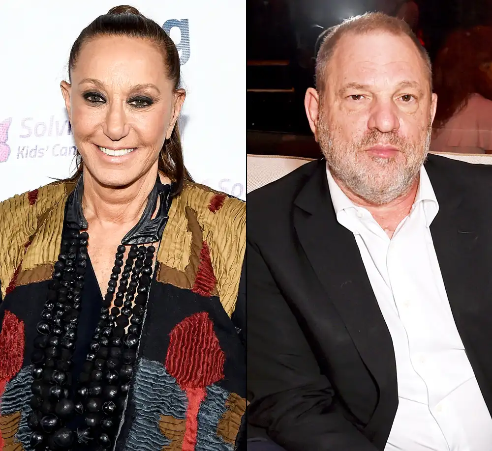 Donna Karan and Harvey Weinstein