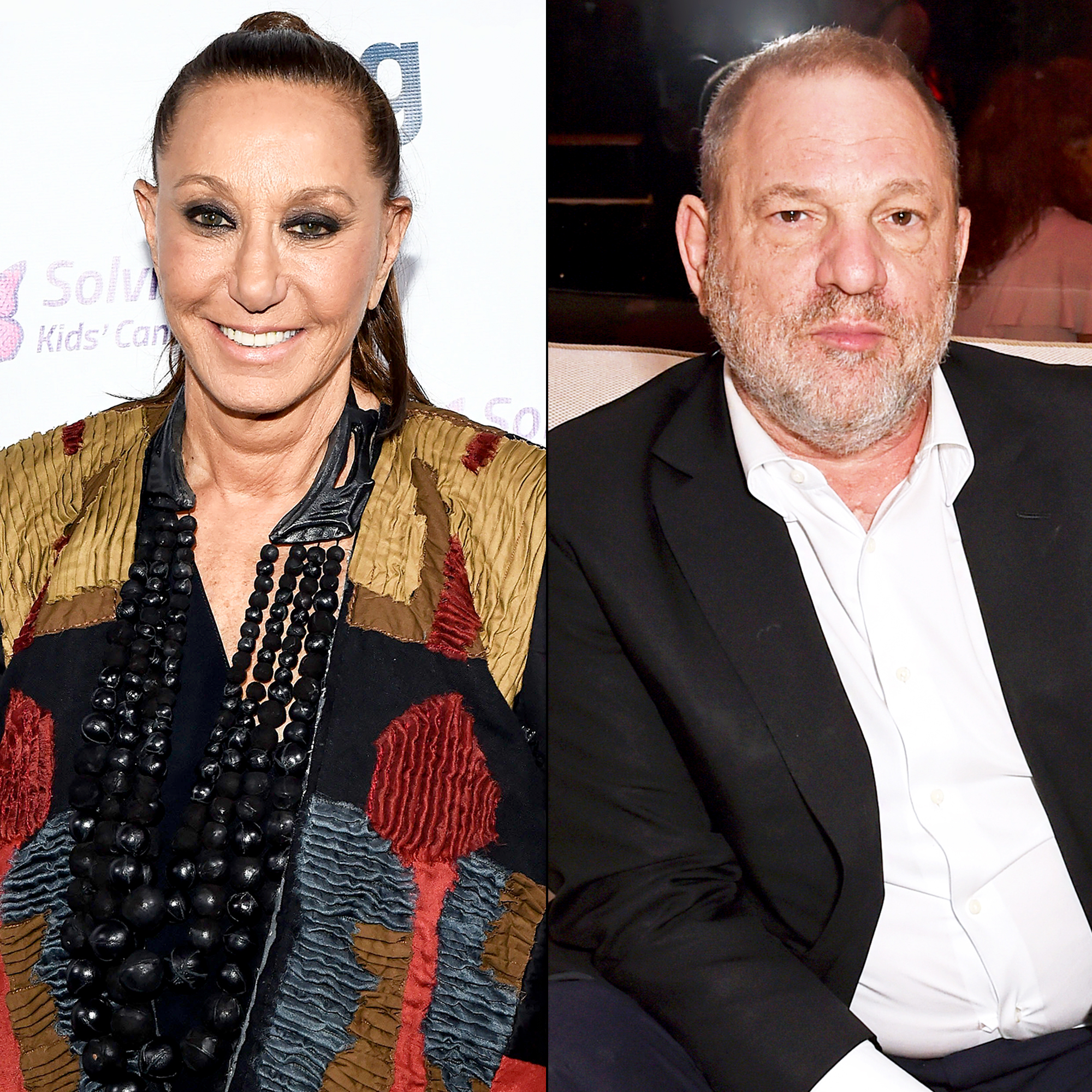 Donna Karan and Harvey Weinstein