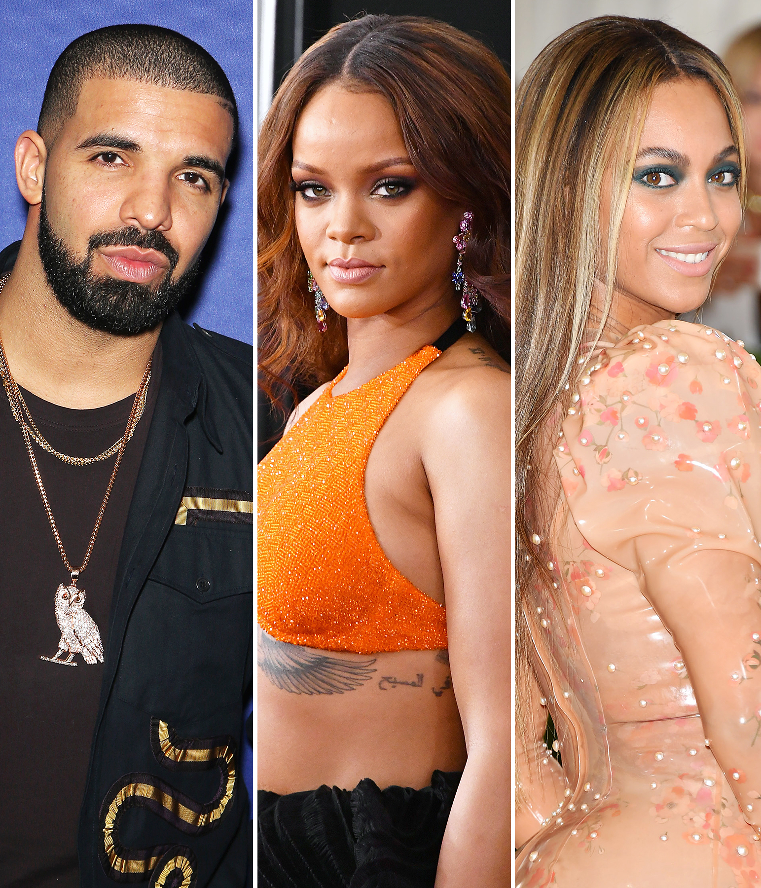 Drake Rihanna Beyonce