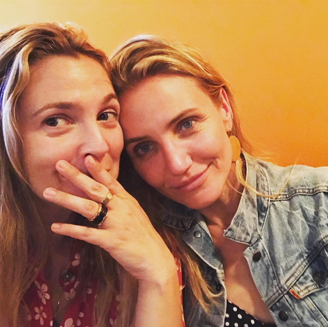 Drew Barrymore and Cameron Diaz