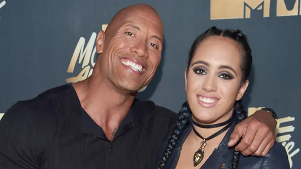 Dwayne Johnson and Simone Alexandra Johnson