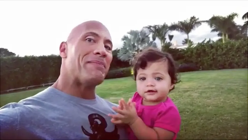 Dwayne 'The Rock' Johnson and Jasmine